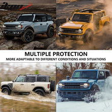 Load image into Gallery viewer, 2021-2025 Ford Bronco Black 4PCS Front Rear Mud Flaps Splash Guards