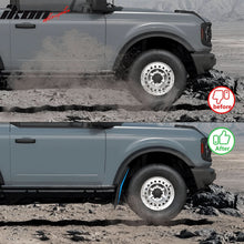 Load image into Gallery viewer, 2021-2025 Ford Bronco Black 4PCS Front Rear Mud Flaps Splash Guards