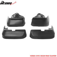 Load image into Gallery viewer, 2012-2014 Honda Civic 4Pc 4Dr OE Style Mud Guard Splash Flap Fender PU