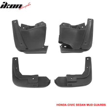 Load image into Gallery viewer, 2012-2014 Honda Civic 4Pc 4Dr OE Style Mud Guard Splash Flap Fender PU