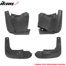 Load image into Gallery viewer, 2012-2014 Honda Civic 4Pc 4Dr OE Style Mud Guard Splash Flap Fender PU