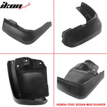 Load image into Gallery viewer, 2012-2014 Honda Civic 4Pc 4Dr OE Style Mud Guard Splash Flap Fender PU