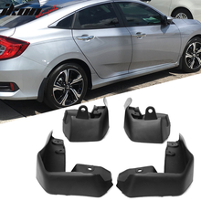 Load image into Gallery viewer, 2016-2021 Honda Civic OE Style Unpainted Mud Guards Splash Flaps PP