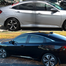 Load image into Gallery viewer, 2016-2021 Honda Civic OE Style Unpainted Mud Guards Splash Flaps PP