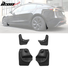 Load image into Gallery viewer, 2024-2025 Tesla Model 3 OE Style Front Rear Mud Flaps Splash Guards PP