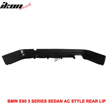 Load image into Gallery viewer, 2005-2012 BMW E90 3-Series 4Dr Sedan Rear Bumper Lip Spoiler PU