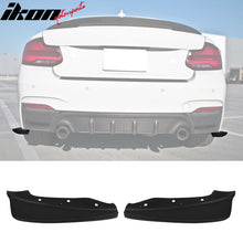 Load image into Gallery viewer, 2014-2021 BMW F22 2-Series 2DR Rear Bumper Aprons Unpainted Valance