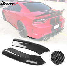Load image into Gallery viewer, 2015-2023 Dodge Charger Rear Bumper Side Apron Valance Carbon Fiber