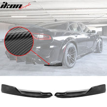 Load image into Gallery viewer, 2020-2023 Dodge Charger IKON Matte Black Rear Bumper Side Apron PP