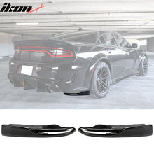 Load image into Gallery viewer, 2020-2023 Dodge Charger IKON Matte Black Rear Bumper Side Apron PP