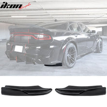 Load image into Gallery viewer, 2020-2023 Dodge Charger IKON Matte Black Rear Bumper Side Apron PP