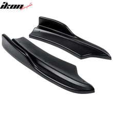 Load image into Gallery viewer, 2020-2023 Dodge Charger IKON Matte Black Rear Bumper Side Apron PP