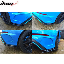 Load image into Gallery viewer, 2016-2018 Ford Focus RS Unpainted Black Rear Bumper Lip Aprons PU