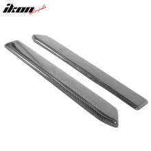 Load image into Gallery viewer, 2010-2014 Ford Mustang Rear Bumper Side Splitters 2PC Carbon Fiber