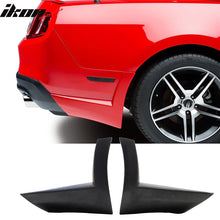 Load image into Gallery viewer, 2010-2012 Ford Mustang V6 Unpainted Black Rear Bumper Lip Aprons PU