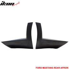 Load image into Gallery viewer, 2010-2012 Ford Mustang V6 Unpainted Black Rear Bumper Lip Aprons PU