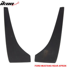 Load image into Gallery viewer, 2010-2012 Ford Mustang V6 Unpainted Black Rear Bumper Lip Aprons PU