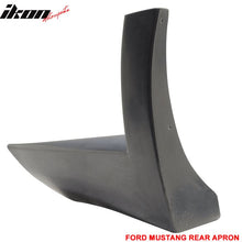 Load image into Gallery viewer, 2010-2012 Ford Mustang V6 Unpainted Black Rear Bumper Lip Aprons PU