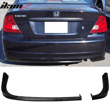 Load image into Gallery viewer, 2001-2003 Honda Civic 2Dr TR Style Unpainted Black Rear Bumper Lip PU