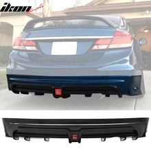 Load image into Gallery viewer, Fits 13-15 Honda Civic Mugen RR Rear Bumper Lip W/  LED Brake Light