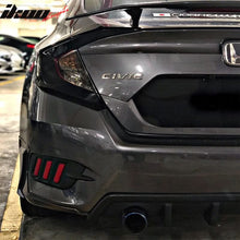 Load image into Gallery viewer, 2016-2021 Honda Civic Sedan HF-P Style Rear Bumper Lip Splitter PP
