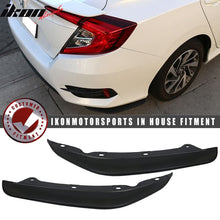 Load image into Gallery viewer, 2016-2021 Honda Civic Sedan 2PCS Rear Bumper Lip Splitters PP
