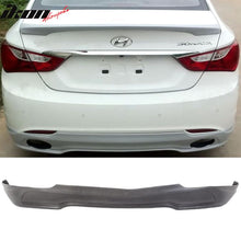 Load image into Gallery viewer, 2011-2014 Hyundai Sonata IX Style Unpainted Black Rear Bumper Lip PU
