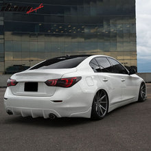 Load image into Gallery viewer, 2014-2023 Infiniti Q50 Rear Apron Bumper Lip Mud Flaps Trim ABS