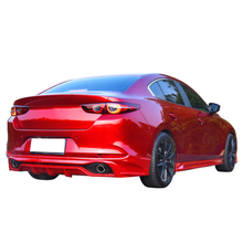 Load image into Gallery viewer, 2019-2020 Mazda 3 Sedan Matte Black Rear Bumper Lip Diffuser PP