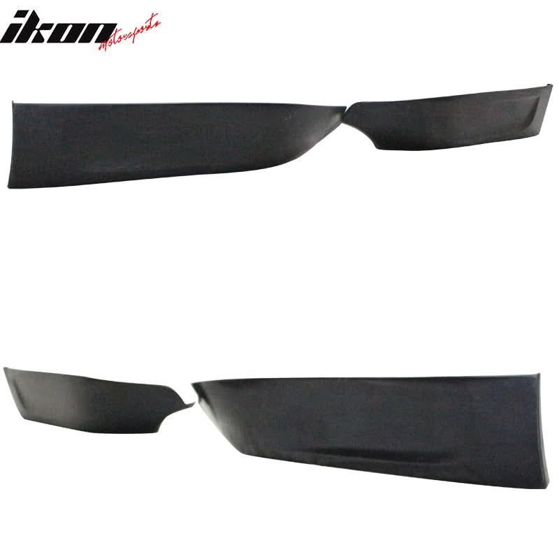 2009-2015 Nissan Maxima ST Style Black Rear Bumper Lip Aprons PU
