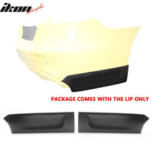 Load image into Gallery viewer, 2019-2022 Nissan Maxima Rear Bumper Lip Aprons Unpainted Black PU