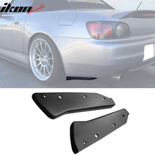 Load image into Gallery viewer, Universal 2.5" x 12.5" CS Style Rear Bumper Lip Corner Aprons Black PU