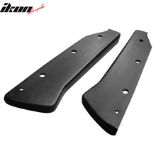 Load image into Gallery viewer, Universal 2.5" x 12.5" CS Style Rear Bumper Lip Corner Aprons Black PU