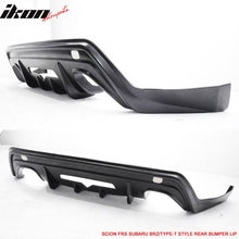 Load image into Gallery viewer, 2013-2020 Scion FRS/Subaru BRZ/Toyota 86 Type T Style Rear Bumper Lip