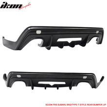 Load image into Gallery viewer, 2013-2020 Scion FRS/Subaru BRZ/Toyota 86 Type T Style Rear Bumper Lip
