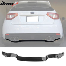 Load image into Gallery viewer, 2008-2014 Subaru Impreza STI Carbon Fiber Print Rear Bumper Lip ABS