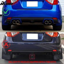 Load image into Gallery viewer, 2008-2014 Subaru Impreza STI Gloss Black Rear Bumper Diffuser Lip ABS