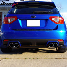 Load image into Gallery viewer, 2008-2014 Subaru Impreza STI Style Gray Rear Bumper Diffuser Lip ABS
