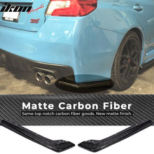 Load image into Gallery viewer, 2015-2021 Subaru WRX STI Style Rear Bumper Apron Splitters CF