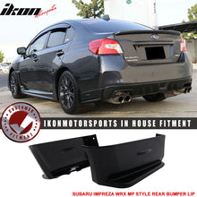 Load image into Gallery viewer, 2015-2021 Subaru WRX STI MP Style Rear Bumper Lip Apron Spats ABS 2PC