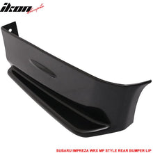 Load image into Gallery viewer, 2015-2021 Subaru WRX STI MP Style Rear Bumper Lip Apron Spats ABS 2PC