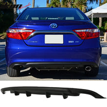 Load image into Gallery viewer, 2015-2017 Toyota Camry Ikon Aero Style 4Fin Rear Bumper Diffuser Lip