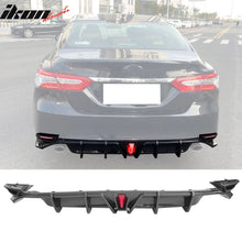 Load image into Gallery viewer, 2018-2024 Toyota Camry LE XLE Carbon Fiber Print Rear Diffuser Lip PP