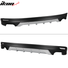 Load image into Gallery viewer, 2018-2024 Toyota Camry V3 Style Black &amp;Silver Rear Bumper Lip Diffuser