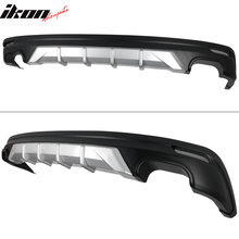 Load image into Gallery viewer, 2018-2024 Toyota Camry V3 Style Black &amp;Silver Rear Bumper Lip Diffuser
