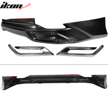 Load image into Gallery viewer, 2018-2024 Toyota Camry LE Rear Bumper Lip Diffuser With Chrome Trim