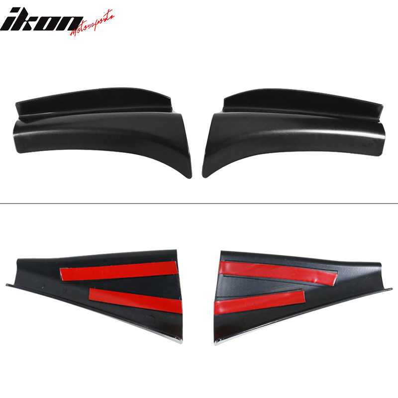 2018-2024 Toyota Camry LE Rear Bumper Lip Diffuser With Chrome Trim