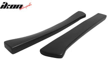 Load image into Gallery viewer, Universal 13" x 2" Rear Lip Side Corner Aprons Canard Caps Black