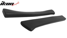 Load image into Gallery viewer, Universal 13" x 2" Rear Lip Side Corner Aprons Canard Caps Black