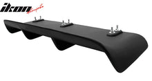 Load image into Gallery viewer, Universal 27"x9" MDA 4-Fin Rear Diffuser Valance Splitter Matte Black